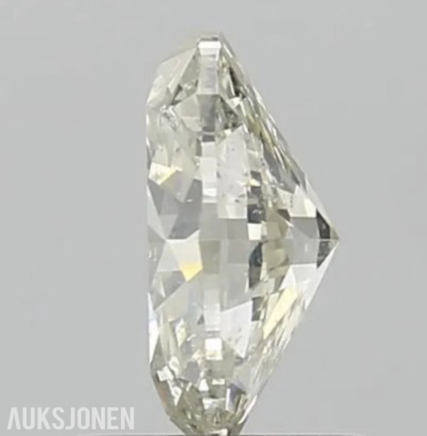(HRD) 1.01CT OVALSLIPT NATURLIG DIAMANT. L/SI2.